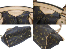 Load image into Gallery viewer, 新品同様 LOUIS VUITTON ルイヴィトン ティヴォリPM ハンドバッグ M40143 モノグラム PVC レザー ブラウン ゴールド金具 中古 4b005616