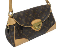 画像をギャラリービューアに読み込む, 極美品 LOUIS VUITTON ルイヴィトン モノグラム ビバリーMM ショルダーバッグ M40121 モノグラム ゴールド金具 中古 4b005617