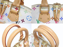 Load image into Gallery viewer, LOUIS VUITTON ルイヴィトン 村上隆 アルマGM ハンドバッグ M40441 モノグラム マルチカラー ホワイト 美品 中古 4b005618