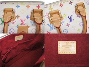 LOUIS VUITTON ルイヴィトン 村上隆 アルマGM ハンドバッグ M40441 モノグラム マルチカラー ホワイト 美品 中古 4b005618