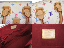 Load image into Gallery viewer, LOUIS VUITTON ルイヴィトン 村上隆 アルマGM ハンドバッグ M40441 モノグラム マルチカラー ホワイト 美品 中古 4b005618
