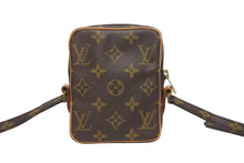 画像をギャラリービューアに読み込む, LOUIS VUITTON ルイヴィトン ミニダヌーブ ショルダーバッグ M45268 ブラウン モノグラム PVC レザー 美品 中古 4b005619