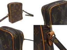 画像をギャラリービューアに読み込む, LOUIS VUITTON ルイヴィトン ミニダヌーブ ショルダーバッグ M45268 ブラウン モノグラム PVC レザー 美品 中古 4b005619