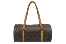 Load image into Gallery viewer, LOUIS VUITTON ルイヴィトン パピヨン30 ハンドバッグ M51385 筒型 モノグラムキャンバス ブラウン 美品 中古 4b005620