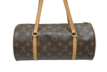 Load image into Gallery viewer, LOUIS VUITTON ルイヴィトン パピヨン30 ハンドバッグ M51385 筒型 モノグラムキャンバス ブラウン 美品 中古 4b005620