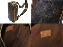 画像をギャラリービューアに読み込む, LOUIS VUITTON ルイヴィトン モノグラム ポシェット ガンジュ ボディバッグ M51870 ブラウン 美品 中古 4b005622