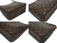画像をギャラリービューアに読み込む, LOUIS VUITTON ルイヴィトン ルーピングMM ワンショルダーバッグ M51146 モノグラム PVC レザー ブラウン ゴールド金具 美品 中古 4b005627