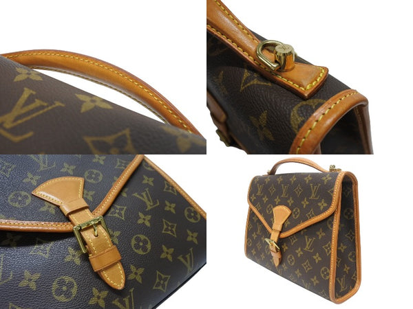 LOUIS VUITTON ルイヴィトン ショルダーバッグ ハンドバッグ 2way ベルニア M51122 モノグラムキャンバス レザー ブラウン 美品 中古 4b005628