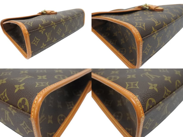 LOUIS VUITTON ルイヴィトン ショルダーバッグ ハンドバッグ 2way ベルニア M51122 モノグラムキャンバス レザー ブラウン 美品 中古 4b005628