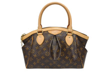 Load image into Gallery viewer, 極美品 LOUIS VUITTON ルイヴィトン ティヴォリPM ハンドバッグ M40143 モノグラム PVC レザー ブラウン ゴールド金具 中古 4b005629
