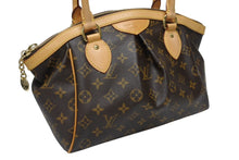 Load image into Gallery viewer, 極美品 LOUIS VUITTON ルイヴィトン ティヴォリPM ハンドバッグ M40143 モノグラム PVC レザー ブラウン ゴールド金具 中古 4b005629