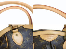 Load image into Gallery viewer, 極美品 LOUIS VUITTON ルイヴィトン ティヴォリPM ハンドバッグ M40143 モノグラム PVC レザー ブラウン ゴールド金具 中古 4b005629