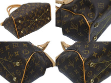 Load image into Gallery viewer, 極美品 LOUIS VUITTON ルイヴィトン ティヴォリPM ハンドバッグ M40143 モノグラム PVC レザー ブラウン ゴールド金具 中古 4b005629