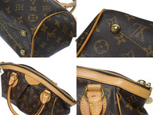 Load image into Gallery viewer, 極美品 LOUIS VUITTON ルイヴィトン ティヴォリPM ハンドバッグ M40143 モノグラム PVC レザー ブラウン ゴールド金具 中古 4b005629