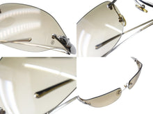 画像をギャラリービューアに読み込む, 極美品 CARTIER カルティエ メガネ リムレス ブラウン サングラス シルバー金具 メタル プラスチック 中古 4b005631