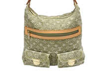 画像をギャラリービューアに読み込む, 極美品 LOUIS VUITTON ルイヴィトン バギーGM ワンショルダーバッグ M95211 モノグラム デニム カーキ ゴールド金具 中古 4b005632
