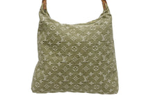 画像をギャラリービューアに読み込む, 極美品 LOUIS VUITTON ルイヴィトン バギーGM ワンショルダーバッグ M95211 モノグラム デニム カーキ ゴールド金具 中古 4b005632