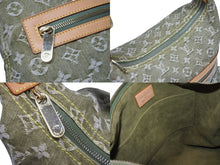 画像をギャラリービューアに読み込む, 極美品 LOUIS VUITTON ルイヴィトン バギーGM ワンショルダーバッグ M95211 モノグラム デニム カーキ ゴールド金具 中古 4b005632