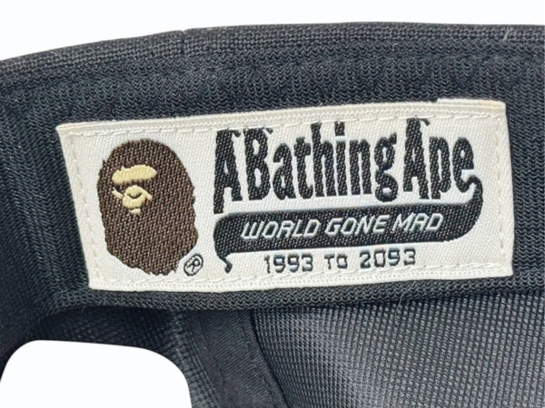 新品未使用 A BATHING APE アベイシングエイプ RSVP 2015年 コラボ BAPE キャップ 帽子 カモ柄 ホワイト ブラック 中古 4b005638
