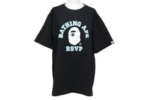 Load image into Gallery viewer, 新品未使用 A BATHING APE アベイシングエイプ x RSVP アールエスヴィーピー 半袖Tシャツ サイズXL 2015年コラボ ブラック 中古 4b005640