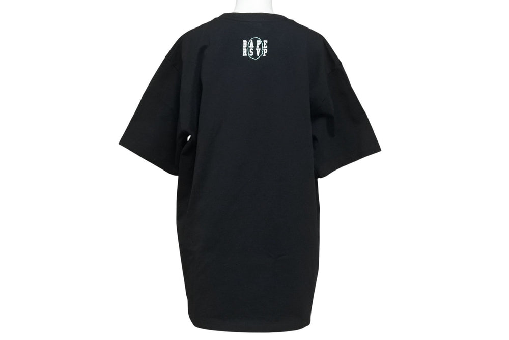 New and unused A BATHING APE x RSVP Short sleeve T-shirt Size XL 2015 collaboration Black Used 4b005640