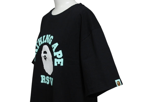 新品未使用 A BATHING APE アベイシングエイプ x RSVP アールエスヴィーピー 半袖Tシャツ サイズXL 2015年コラボ ブラック 中古 4b005640