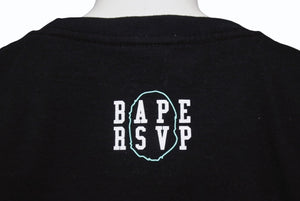 新品未使用 A BATHING APE アベイシングエイプ x RSVP アールエスヴィーピー 半袖Tシャツ サイズXL 2015年コラボ ブラック 中古 4b005640
