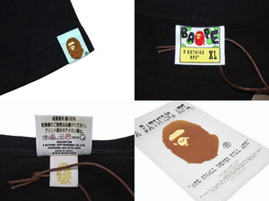 新品未使用 A BATHING APE アベイシングエイプ x RSVP アールエスヴィーピー 半袖Tシャツ サイズXL 2015年コラボ ブラック 中古 4b005640