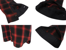 Load image into Gallery viewer, 極美品 SAINT LAURENT PARIS サンローランパリ オンブレチェック長袖シャツ 326627 Y729B サイズ38 13AW レッド 中古 4b005645