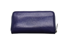 Load image into Gallery viewer, 極美品 CHANEL シャネル ラウンドファスナーウォレット 長財布 22番台 パテントレザー エナメル パープル シルバー金具 中古 4b005657