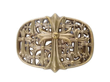 Load image into Gallery viewer, CHROME HEARTS クロムハーツ BUCKL CEMETERY ベルト セメタリークロス バックル 銅 ブロンズ 219g 美品 中古 4b005659