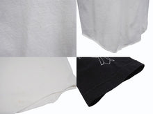 画像をギャラリービューアに読み込む, CHROME HEARTS クロムハーツ ラグラン 七分袖Tシャツ サイズM ホワイト ブラック ネックロゴ オールドクロス ホースシュー 良品 中古 4b005660