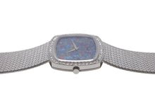 Load image into Gallery viewer, 極美品 PIAGET ピアジェ 腕時計 9435 スクエア ベゼルダイヤ オパール文字盤 手巻き 重量約83.5g 18K/0750刻印 ホワイトゴールド 中古 4b005666