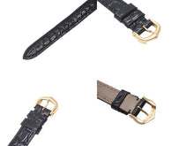 画像をギャラリービューアに読み込む, 極美品 CARTIER カルティエ 腕時計 エリプスアールデコSM クォーツ 金無垢 W1513656 K18イエローゴールド レザー ブラック 中古 4b005668