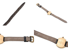 画像をギャラリービューアに読み込む, 極美品 CARTIER カルティエ 腕時計 エリプスアールデコSM クォーツ 金無垢 W1513656 K18イエローゴールド レザー ブラック 中古 4b005668