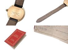 画像をギャラリービューアに読み込む, 極美品 CARTIER カルティエ 腕時計 エリプスアールデコSM クォーツ 金無垢 W1513656 K18イエローゴールド レザー ブラック 中古 4b005668