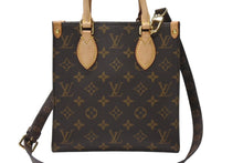 Load image into Gallery viewer, 極美品 LOUIS VUITTON ルイヴィトン サックプラBB ハンドバッグ M46265 モノグラム 2WAY PVC レザー ブラウン ゴールド金具 中古 4b005671