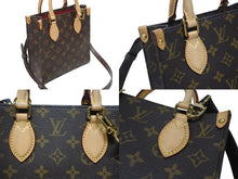 Load image into Gallery viewer, 極美品 LOUIS VUITTON ルイヴィトン サックプラBB ハンドバッグ M46265 モノグラム 2WAY PVC レザー ブラウン ゴールド金具 中古 4b005671
