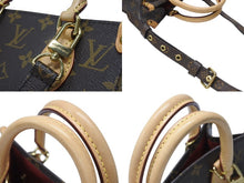 Load image into Gallery viewer, 極美品 LOUIS VUITTON ルイヴィトン サックプラBB ハンドバッグ M46265 モノグラム 2WAY PVC レザー ブラウン ゴールド金具 中古 4b005671