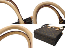 Load image into Gallery viewer, 極美品 LOUIS VUITTON ルイヴィトン サックプラBB ハンドバッグ M46265 モノグラム 2WAY PVC レザー ブラウン ゴールド金具 中古 4b005671