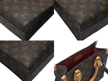 Load image into Gallery viewer, 極美品 LOUIS VUITTON ルイヴィトン サックプラBB ハンドバッグ M46265 モノグラム 2WAY PVC レザー ブラウン ゴールド金具 中古 4b005671