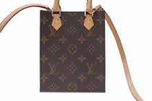 Load image into Gallery viewer, 極美品 LOUIS VUITTON ルイヴィトン プティット サックプラ ハンドバッグ M69442 2WAY モノグラム ブラウン ゴールド金具 中古 4b005673