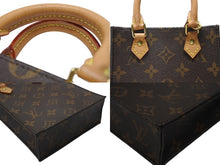 Load image into Gallery viewer, 極美品 LOUIS VUITTON ルイヴィトン プティット サックプラ ハンドバッグ M69442 2WAY モノグラム ブラウン ゴールド金具 中古 4b005673