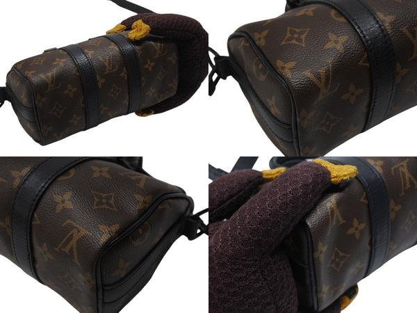 極美品 LOUIS VUITTON ルイヴィトン モノグラム LVフレンド キーポル XS モンキー 2WAY ブラウン M80118 中古 4b005675