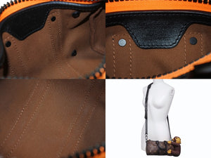 極美品 LOUIS VUITTON ルイヴィトン モノグラム LVフレンド キーポル XS モンキー 2WAY ブラウン M80118 中古 4b005675