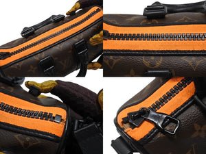 極美品 LOUIS VUITTON ルイヴィトン モノグラム LVフレンド キーポル XS モンキー 2WAY ブラウン M80118 中古 4b005675