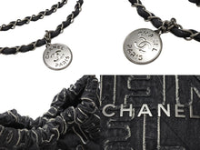 画像をギャラリービューアに読み込む, 極美品 CHANEL シャネル シャネル22 スモール チェーンショルダーバッグ AS3260 ランダム番台 24AW ココマーク デニム ブラック 中古 4b005676