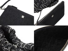 画像をギャラリービューアに読み込む, 極美品 CHANEL シャネル シャネル22 スモール チェーンショルダーバッグ AS3260 ランダム番台 24AW ココマーク デニム ブラック 中古 4b005676