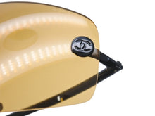 画像をギャラリービューアに読み込む, CHANEL シャネル リムレス サングラス 4035 c.126/85 サイズ63◻︎16 120 ココマーク オレンジ ブラック 美品 中古 4b005681