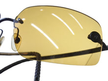 画像をギャラリービューアに読み込む, CHANEL シャネル リムレス サングラス 4035 c.126/85 サイズ63◻︎16 120 ココマーク オレンジ ブラック 美品 中古 4b005681